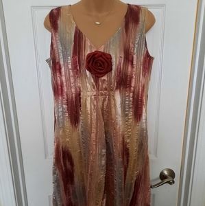 Sleeveless Silky Dress